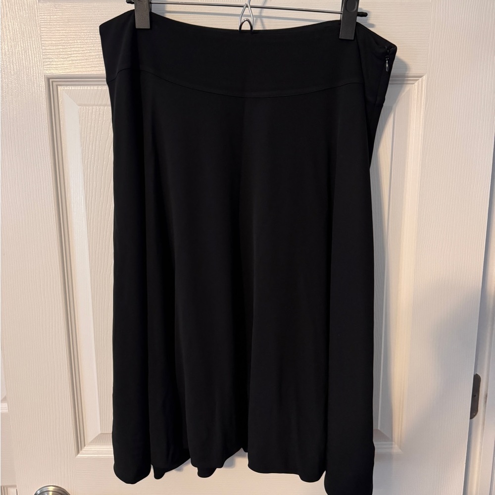 Black Ann Taylor A-Line Skirt